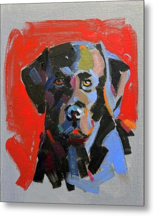 Blackie - Metal Print