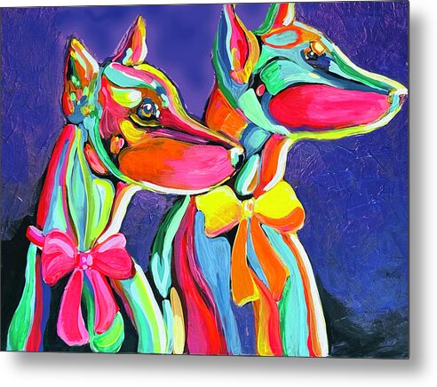 Daisy and Duke - Metal Print