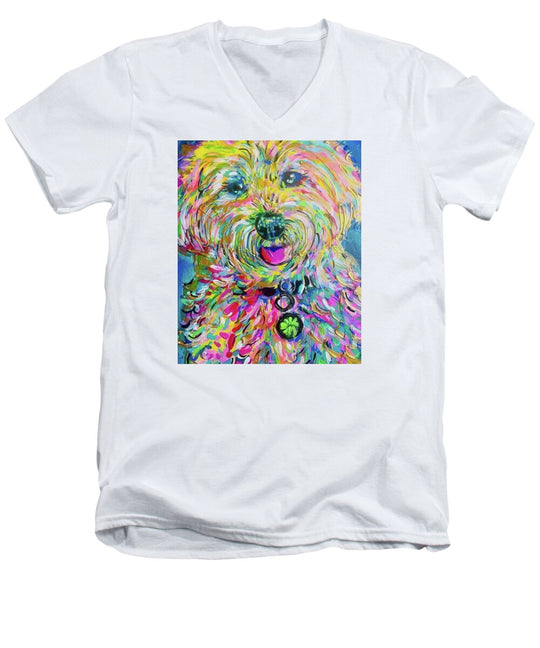 Luna - Men's V-Neck T-Shirt