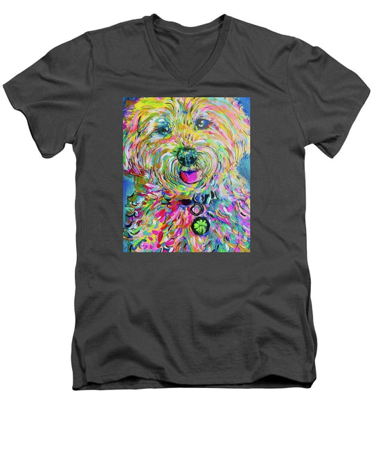 Luna - Men's V-Neck T-Shirt