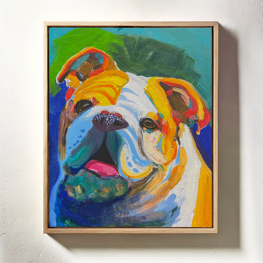 Original Artwork - Bulldog "Benadette" by Katy Irwin