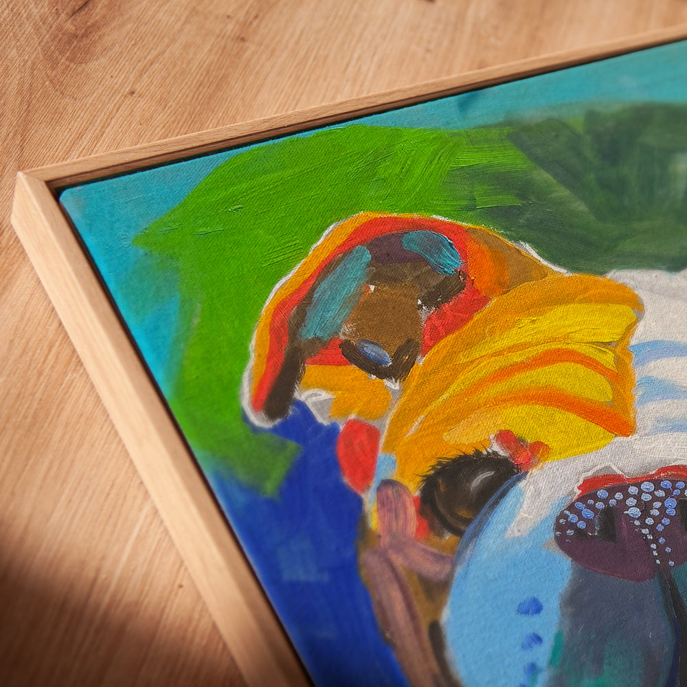 Original Artwork - Bulldog "Benadette" by Katy Irwin
