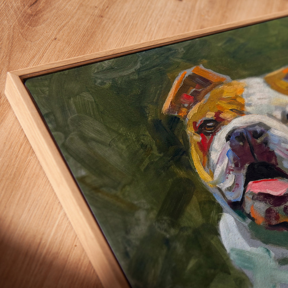 Original Artwork - Bulldog "Bart" by Gene Dillard