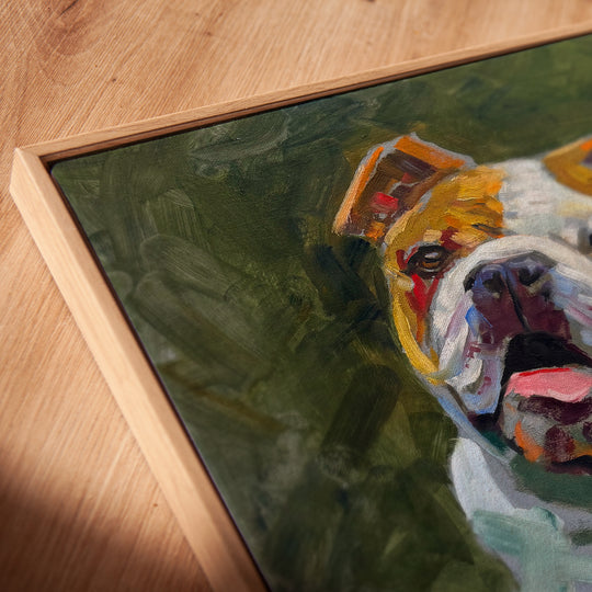 Original Artwork - Bulldog "Bart" by Gene Dillard