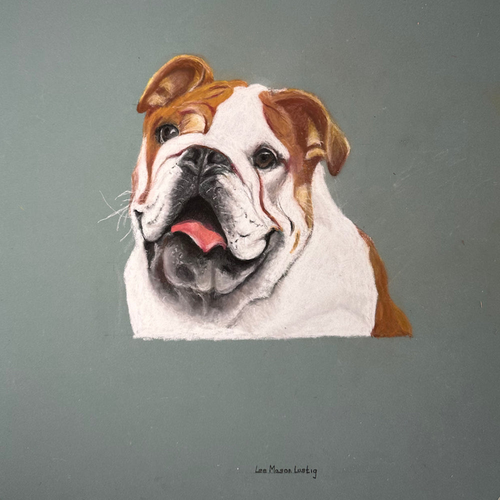 Original Artwork - Bulldog "Hercules" by Lee Lustig