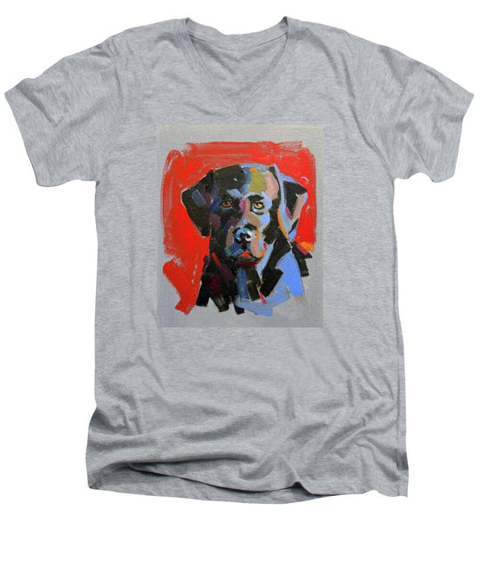 Blackie - Men's V-Neck T-Shirt