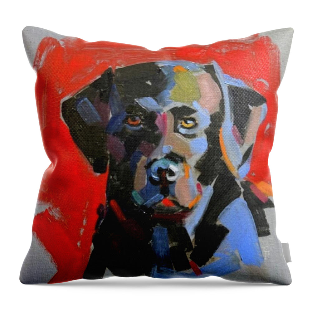 Blackie - Throw Pillow