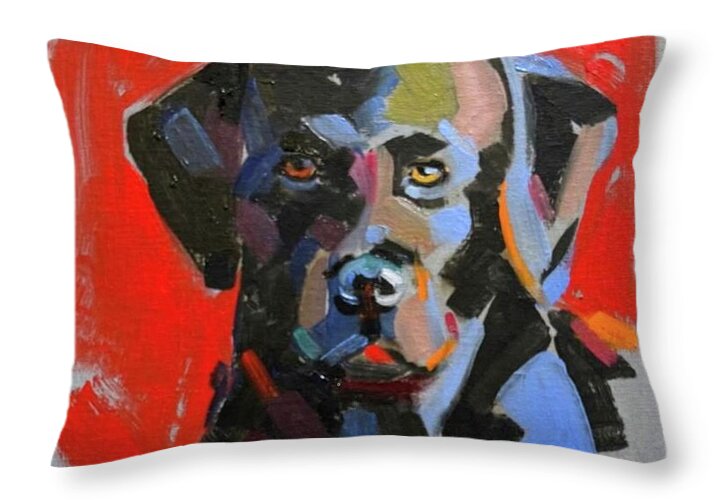 Blackie - Throw Pillow