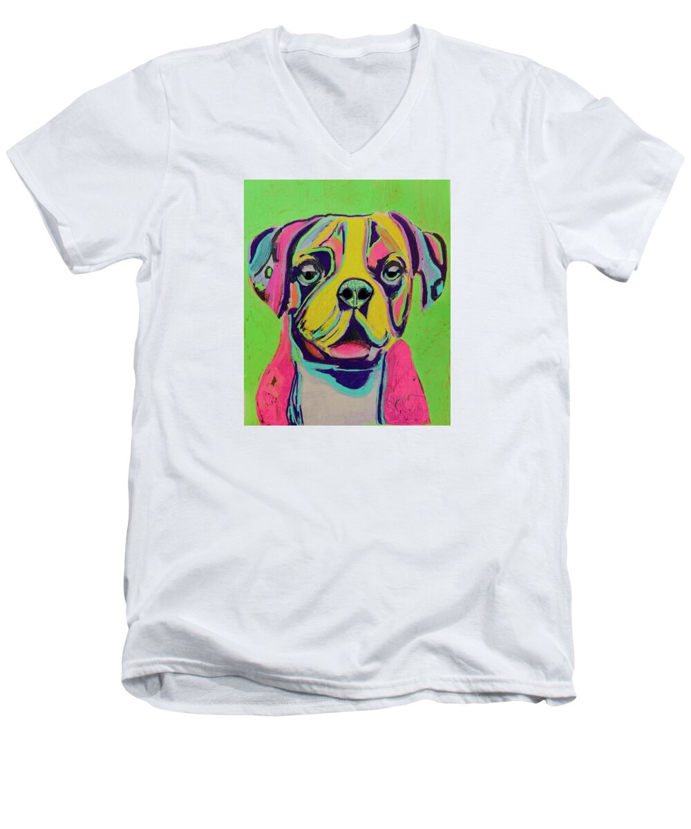 Buster - Men's V-Neck T-Shirt