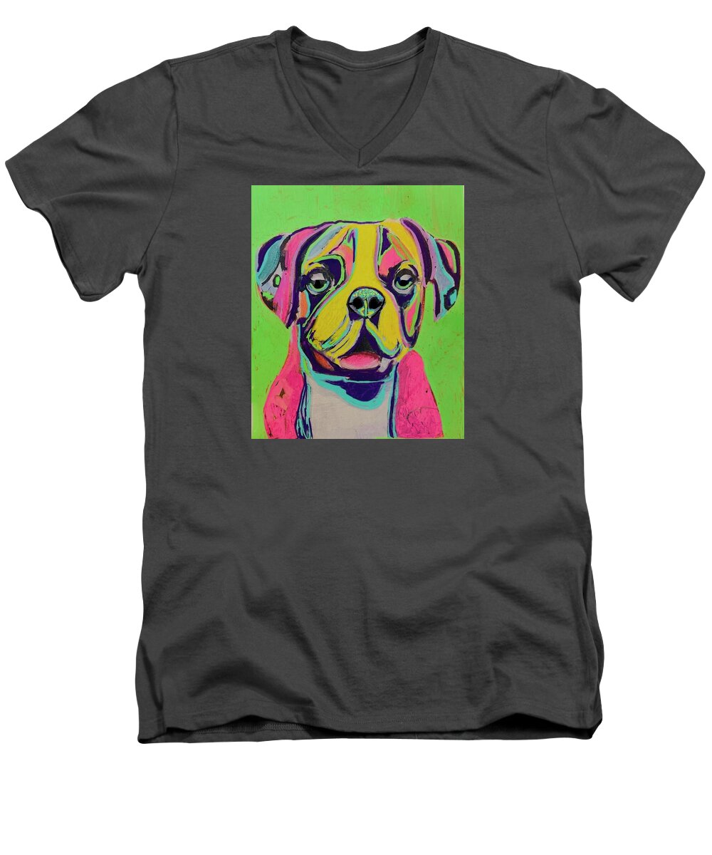 Buster - Men's V-Neck T-Shirt