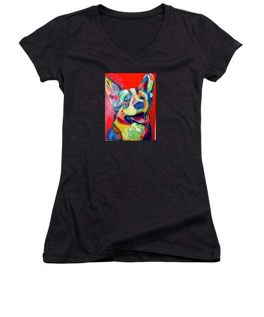 Corgi - Women's V-Neck