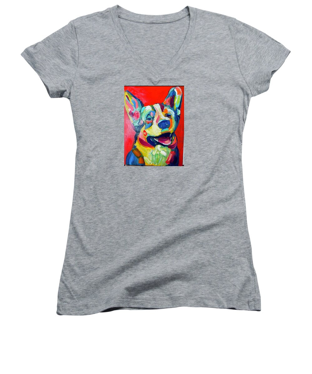 Corgi - Women's V-Neck