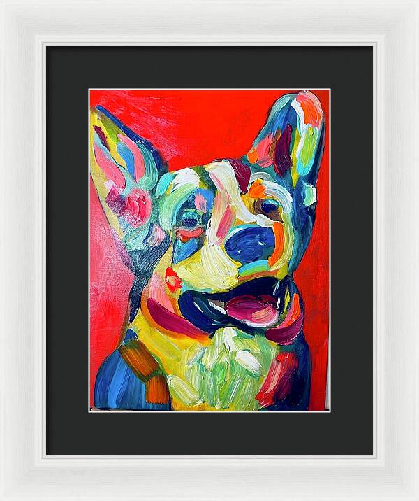 Corgi - Framed Print