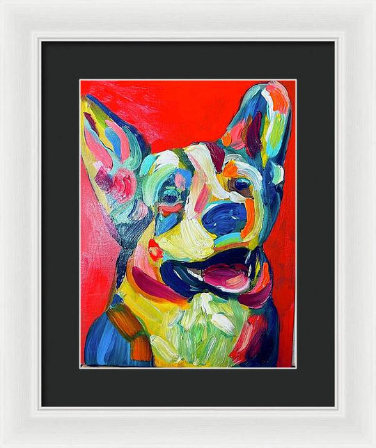 Corgi - Framed Print