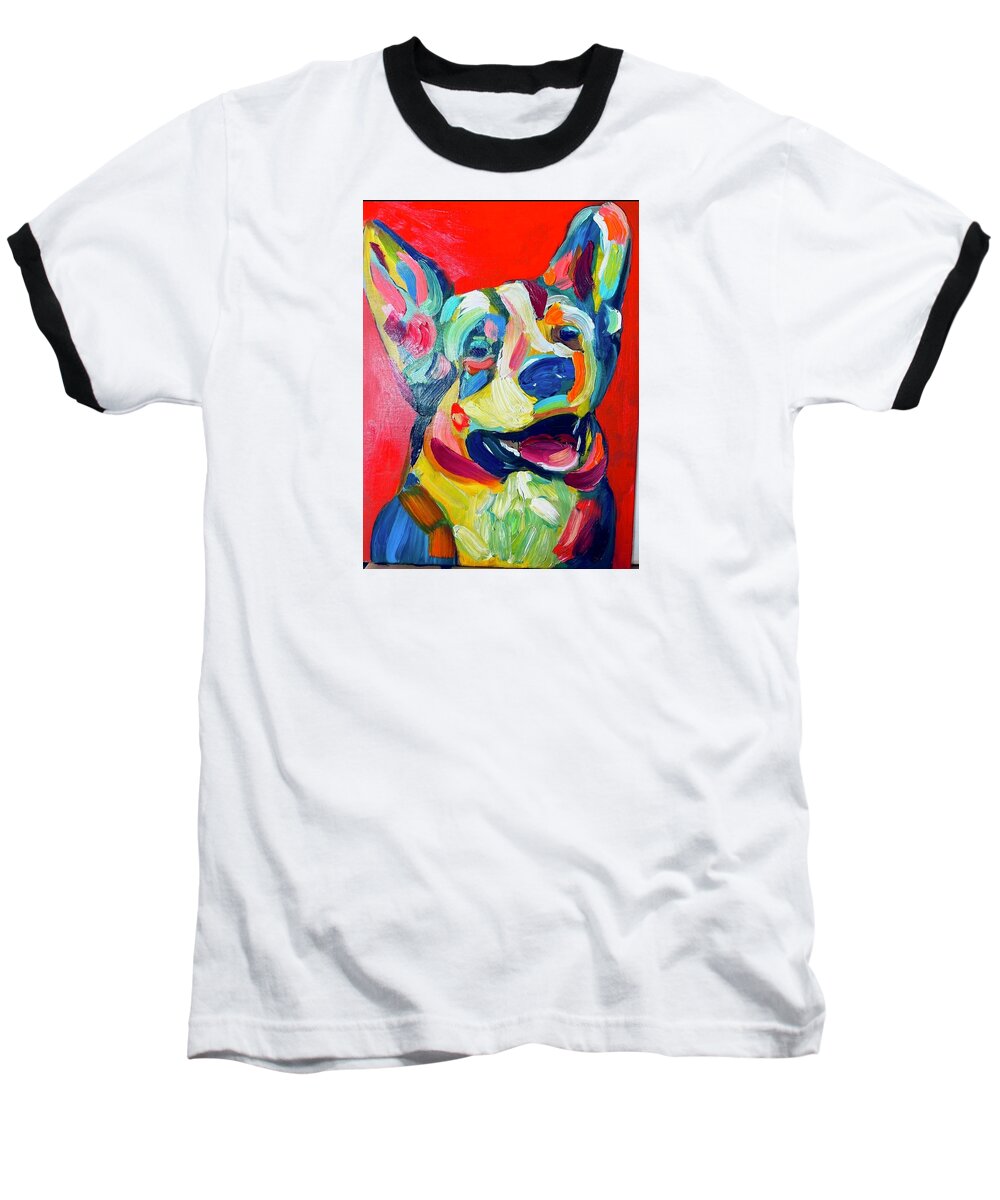 Corgi - Baseball T-Shirt