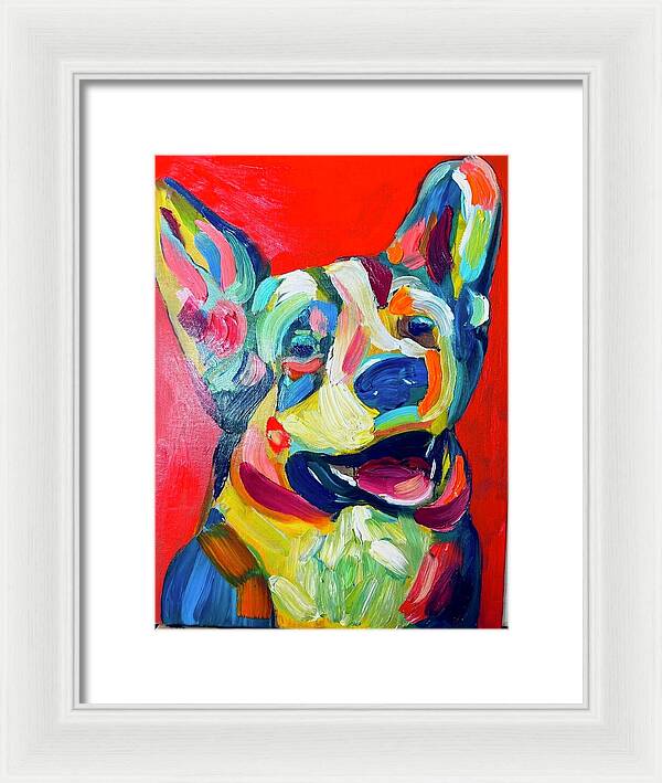 Corgi - Framed Print