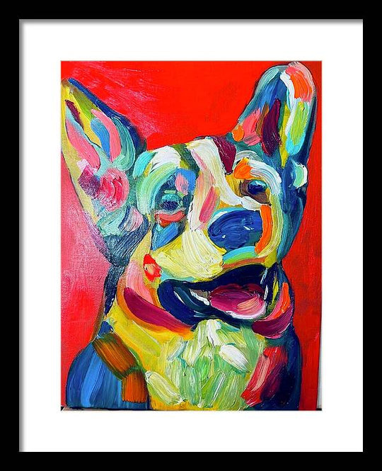 Corgi - Framed Print