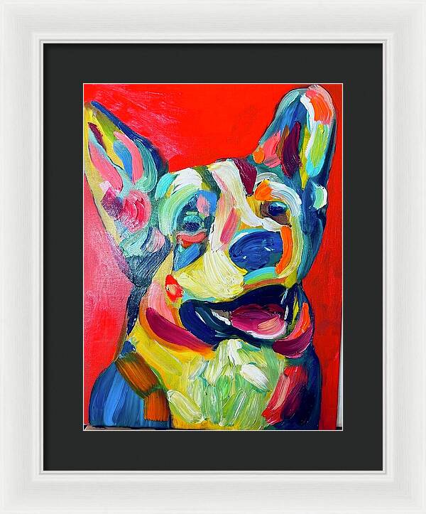Corgi - Framed Print