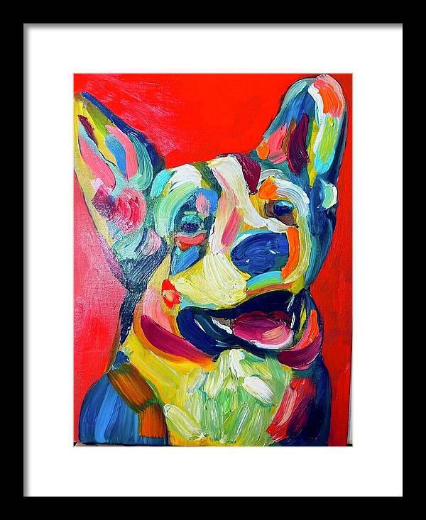 Corgi - Framed Print