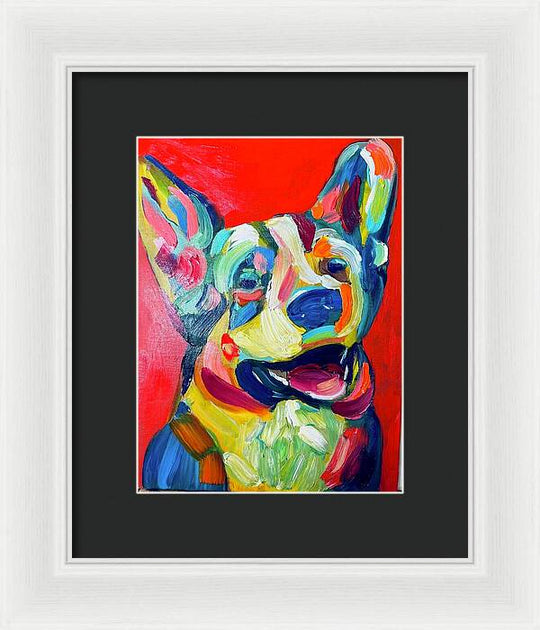 Corgi - Framed Print