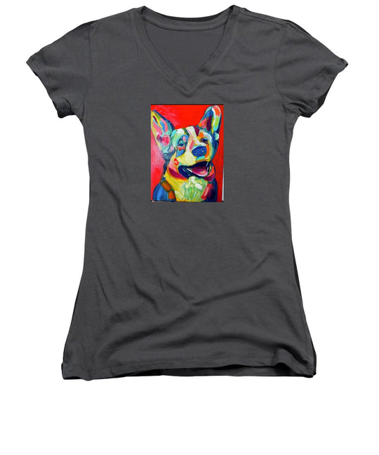 Corgi - Women's V-Neck