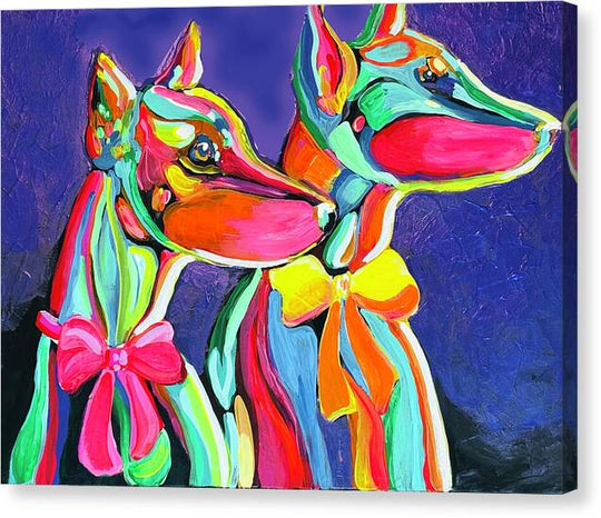 Daisy and Duke - Canvas Print