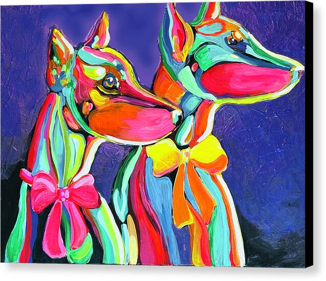 Daisy and Duke - Canvas Print