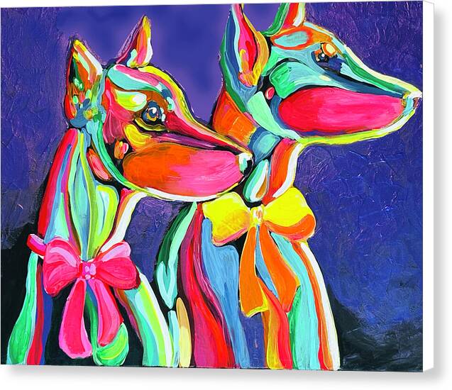 Daisy and Duke - Canvas Print