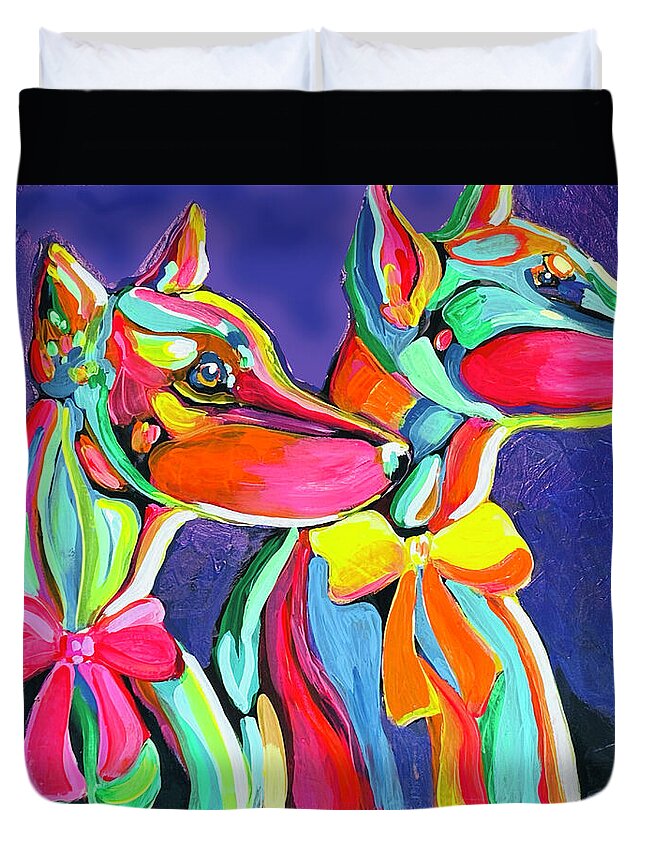Daisy and Duke - Duvet Cover