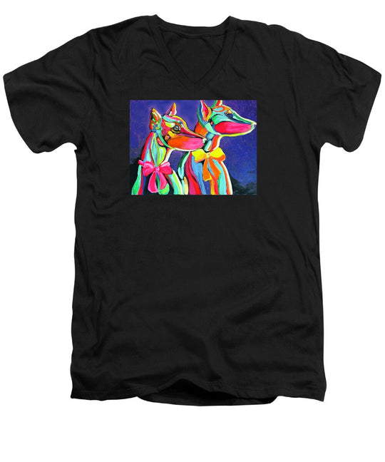 Daisy and Duke - Men's V-Neck T-Shirt