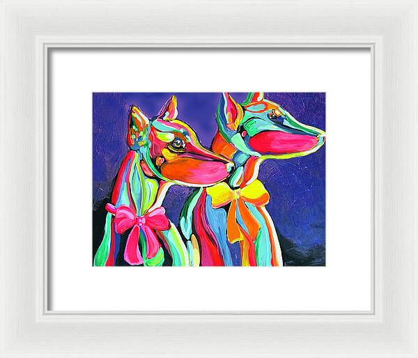 Daisy and Duke - Framed Print