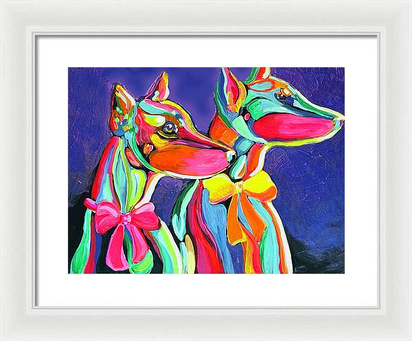 Daisy and Duke - Framed Print