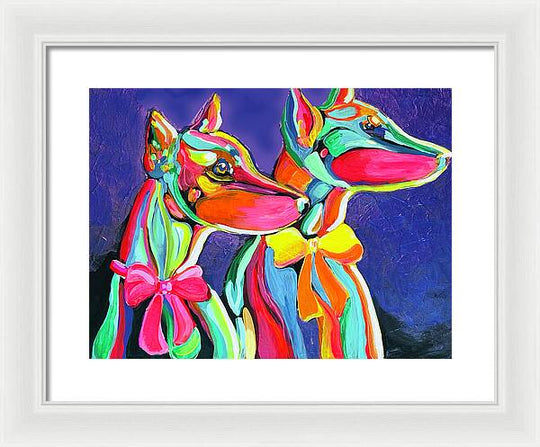 Daisy and Duke - Framed Print