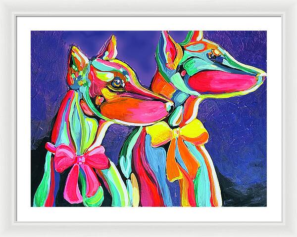 Daisy and Duke - Framed Print