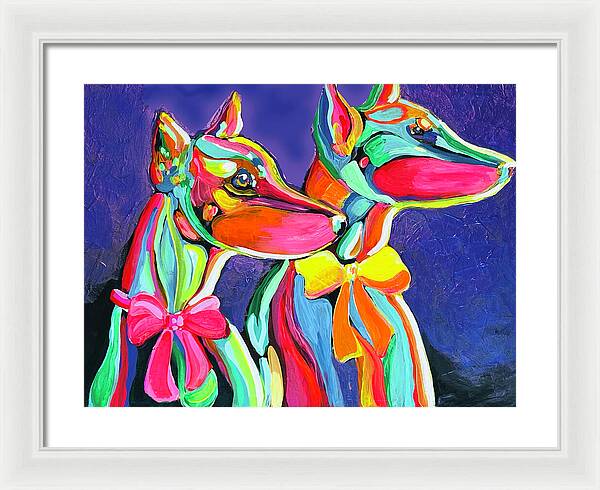 Daisy and Duke - Framed Print