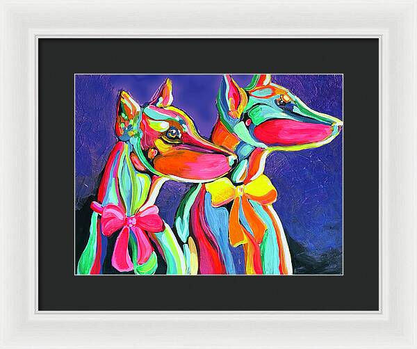 Daisy and Duke - Framed Print