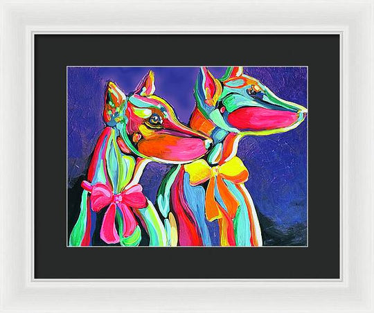 Daisy and Duke - Framed Print