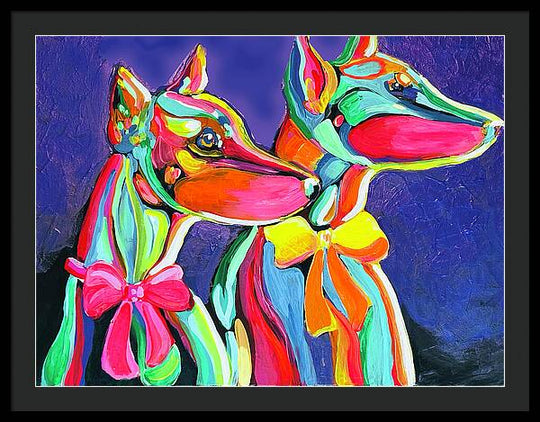 Daisy and Duke - Framed Print