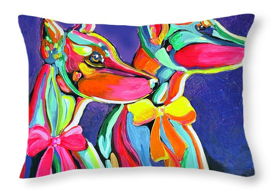 Daisy and Duke - Throw Pillow