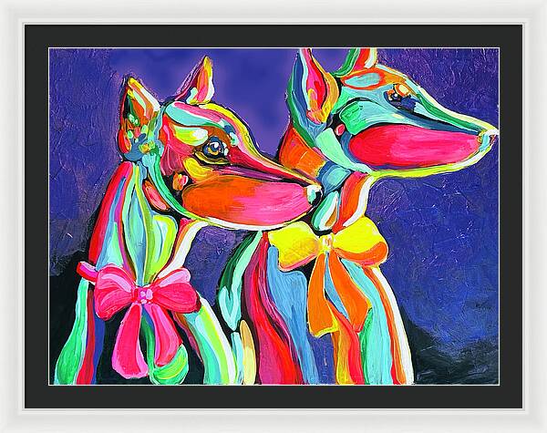 Daisy and Duke - Framed Print