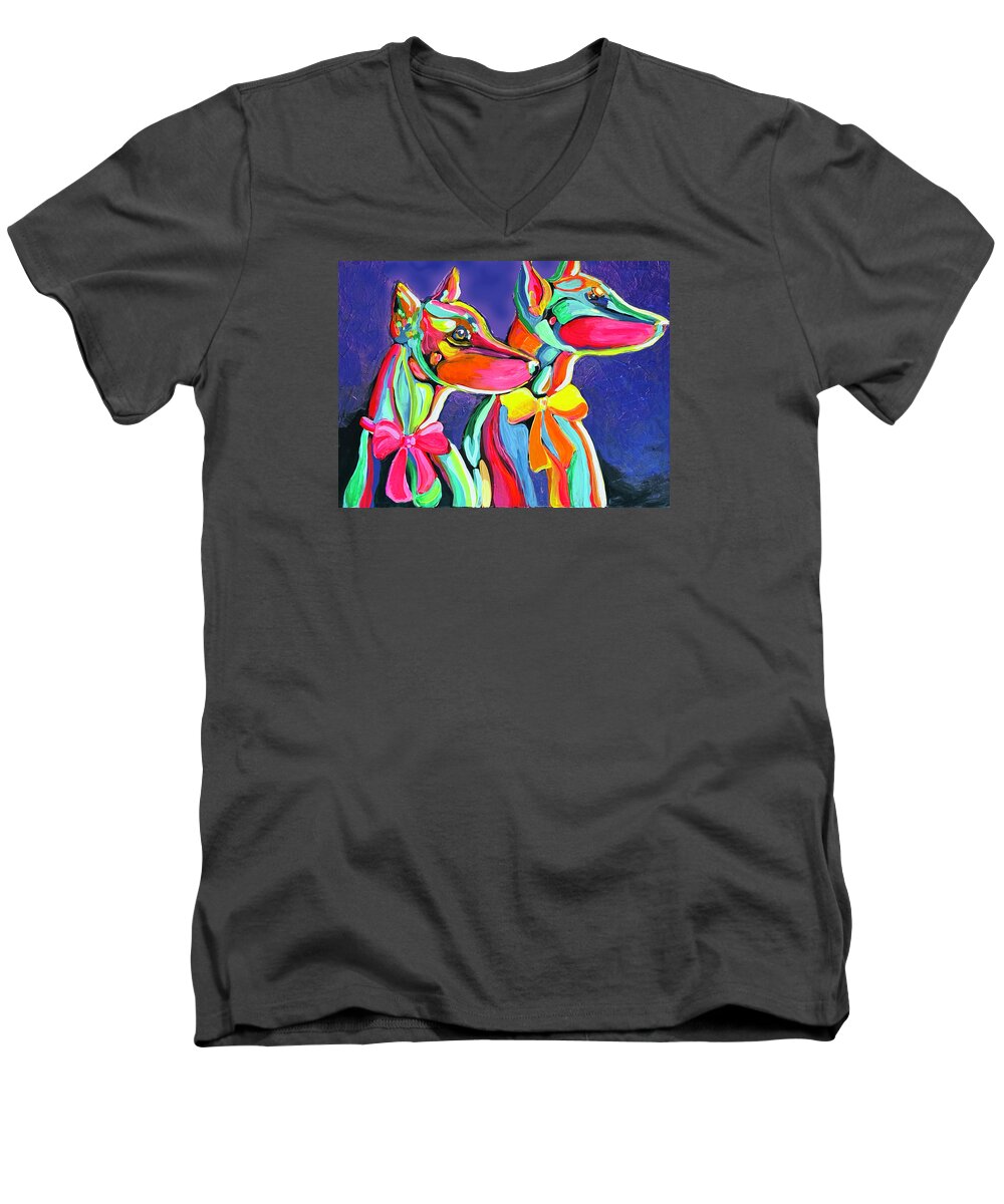 Daisy and Duke - Men's V-Neck T-Shirt