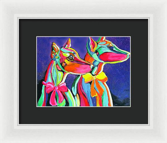 Daisy and Duke - Framed Print