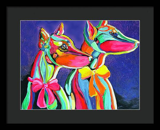 Daisy and Duke - Framed Print