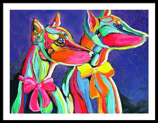 Daisy and Duke - Framed Print