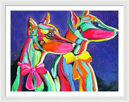 Daisy and Duke - Framed Print