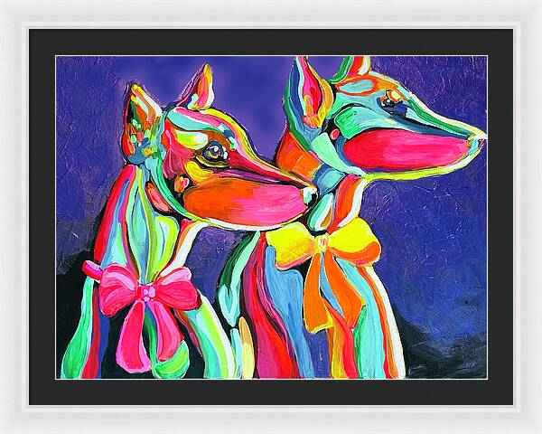 Daisy and Duke - Framed Print