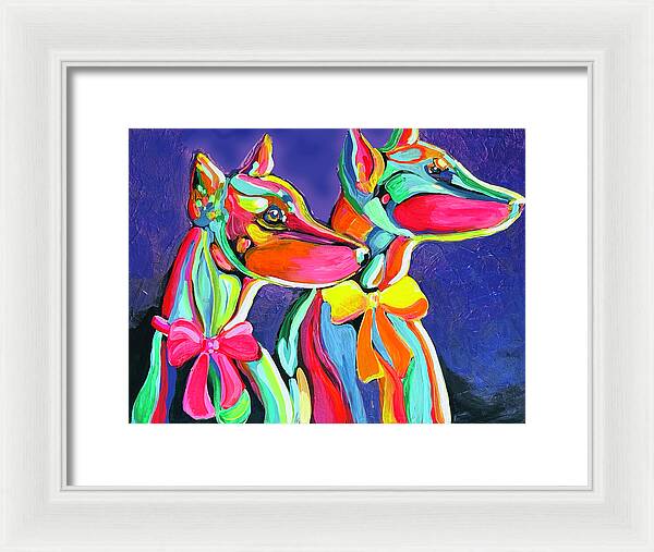 Daisy and Duke - Framed Print
