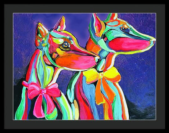 Daisy and Duke - Framed Print