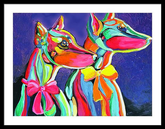 Daisy and Duke - Framed Print