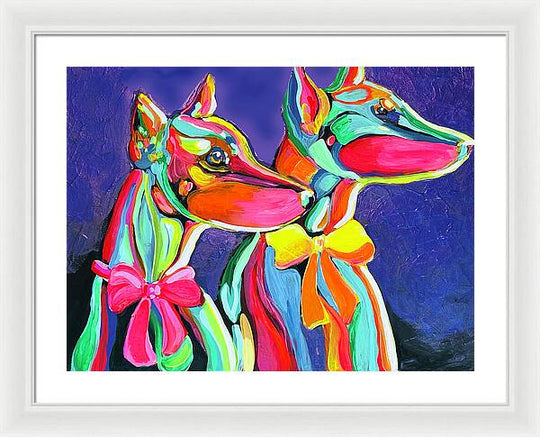 Daisy and Duke - Framed Print